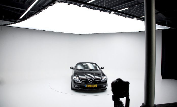 Produktfotografie Köln – Hohlkehle im Mietfotostudio Atelier 5b